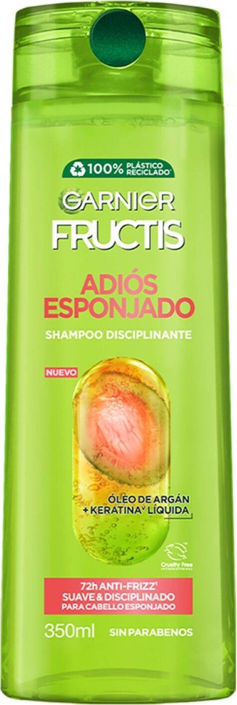 Garnier Fructis Adiós Esponjado Shampoo 350 ml