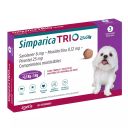 Simparica Trio 2.5-5 Kg 3 Comprimidos Masticables - Sarolaner + Moxidectina +...