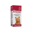 Invermic Levamisol 2% x 10 mL Gotas - Antiparasitario Perros y Gatos