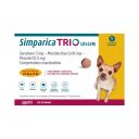 Simparica Trio 1.25-2.5 kg x 1 Comp Masticable - Sarolaner+Moxidectina+Pirantel