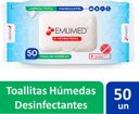 Toallitas Humedas Desinfectantes Antibacterial Emumed