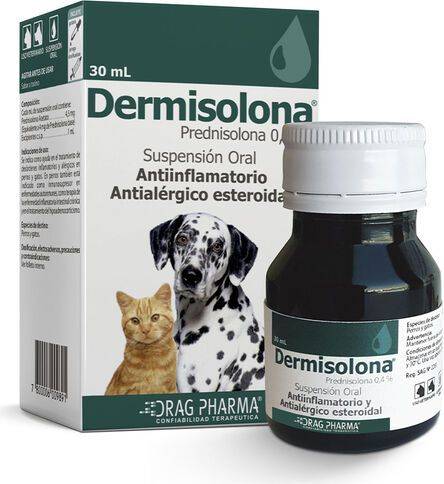 Dermisolona 0.4% x 30 ml Suspensión Oral - Prednisolona