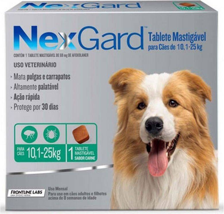 NexGard Afoxolaner 68 mg 1 Comprimido Masticable - Antiparasitario para Perro...
