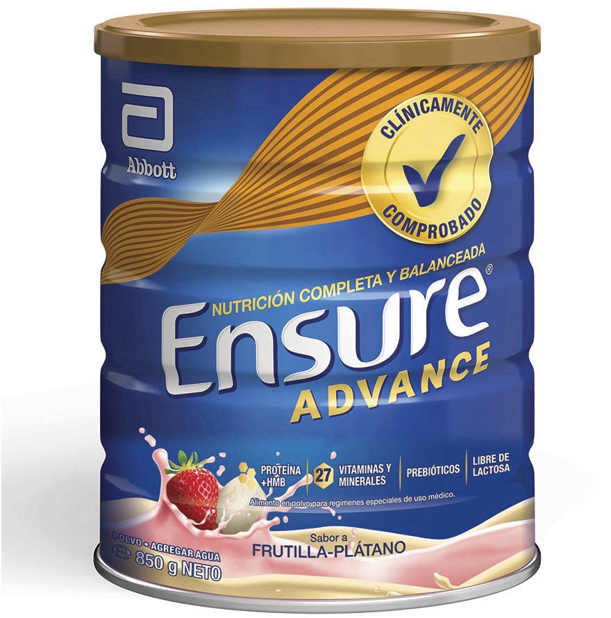 Ensure Advance Frutilla-Plátano 850 g