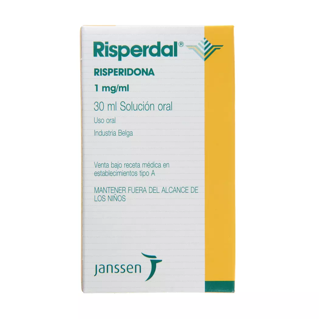 Risperdal Risperidona 1 mg/ml Solución 30 ml - Antipsicótico