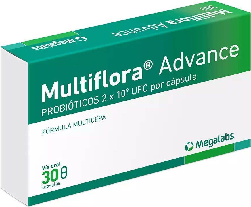 Multiflora Advance 2 x 10^9 UFC 30 Cápsulas - Probióticos