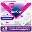 Nosotras Sensiti-V Buenas Noches Ultra Invisible 28 Unidades