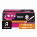 KOTEX TAMP. SUP/PLUS 8 UNID