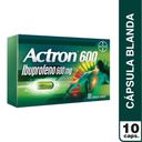 ACTRON 600 MG. 10 CAPS.