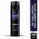 NIVEA MEN DEEP GEL DE AFEITAR CLEAN SHAVE BLACK CARBON 200ML