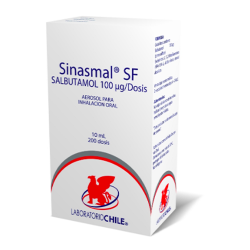Sinasmal SF 100 mcg/dosis x 200 dosis - Salbutamol