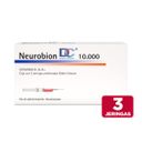 NEUROBION DC JERINGAS PRELLENADAS DOBLE CAMARA SOLUCION INYECTABLE 10000 X3