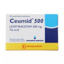 Ceumid 500 Levetiracetam 500 mg 30 Comprimidos - Levetiracetam