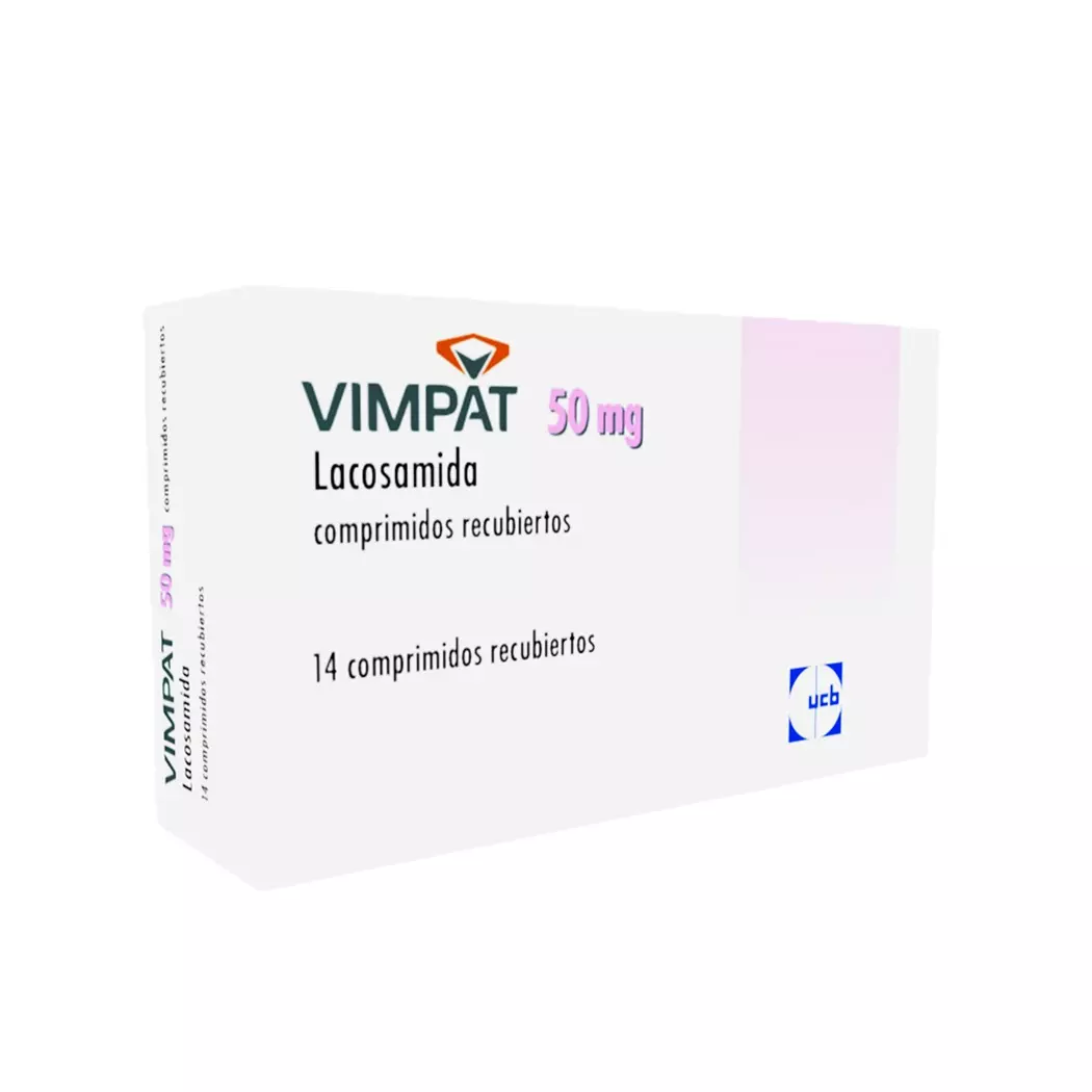 Vimpat 50 mg x 14 Comprimidos - Lacosamida
