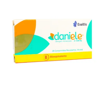 Daniele 500 mg + 500 mg x 28 Comprimidos - Clotiazepam + Disulfiram