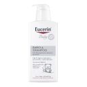 Eucerin baby 2 en 1 piel sensible no provoca lágrimas baño y shampoo x 400 ml
