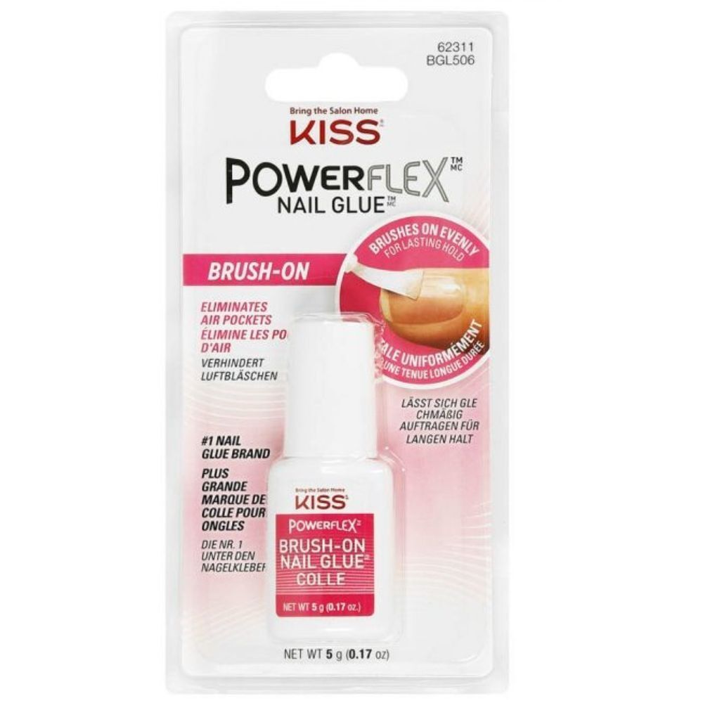Kiss Powerflex Pegamento de Uñas Brush-On 5 g