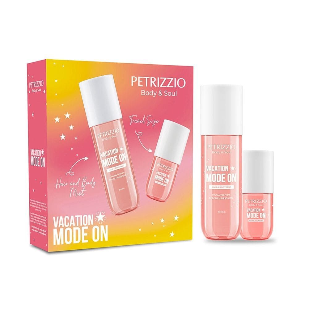 Petrizzio Set Body Mist Vacation + Crema Shimmer 200 ml