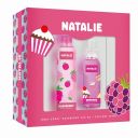 Natalie Botanicals Set Raspberry Body Spray 205 ml + Cupcake 100 ml
