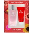 Jean Les Pins Red Passion EDT Intense 100 mL + Loción 75 gr