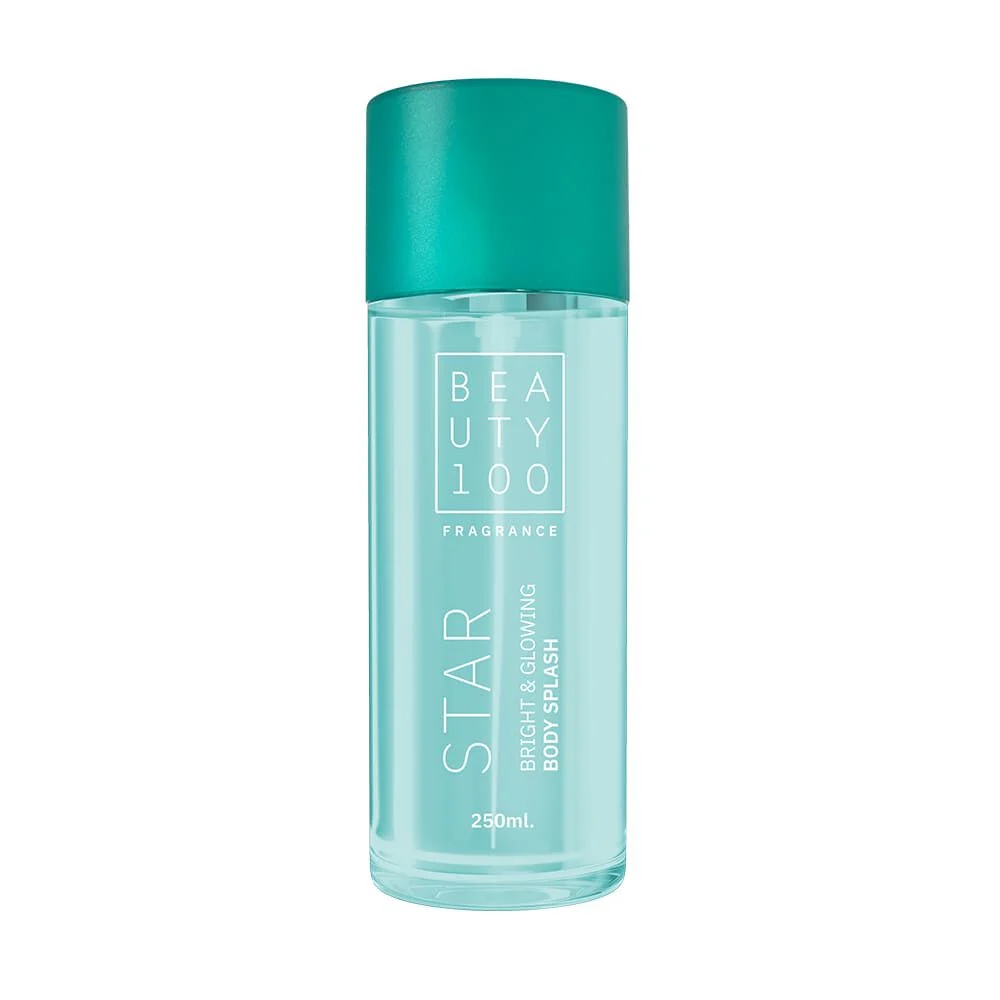 Beauty 100 Star Body Splash Bright & Glowing 250 ml