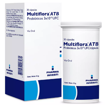 Multiflora ATB 30 Cápsulas - Probióticos 3x10¹⁰ UFC