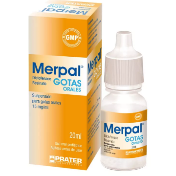 Merpal Diclofenaco Retardado 15 mg/ml x 20 ml Gotas - Diclofenaco