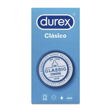 Durex Clásico 12 Preservativos