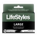 Lifestyles preservativos large x 3 unidades