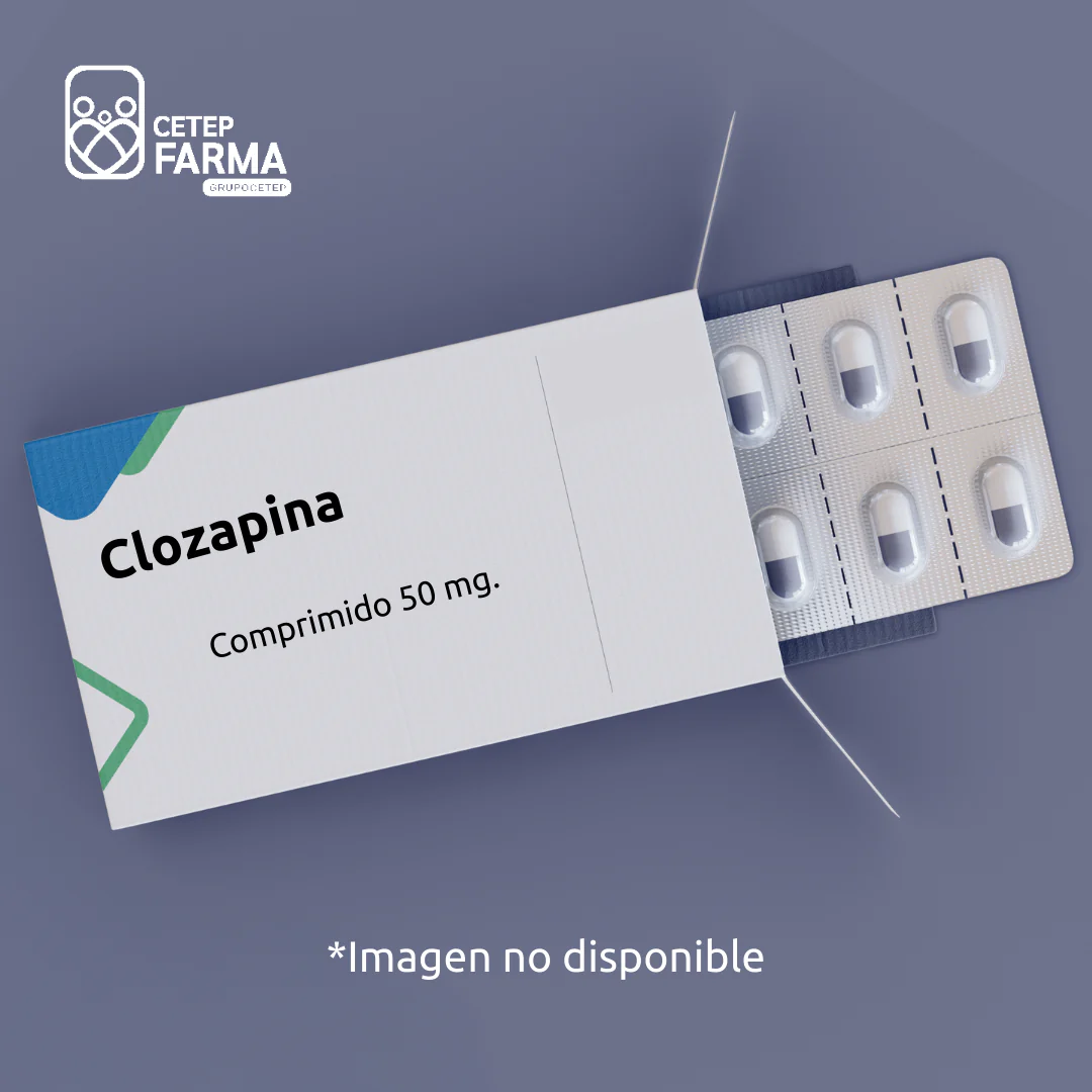 Clozapina 50 mg x 30 Comprimidos - Andrómaco