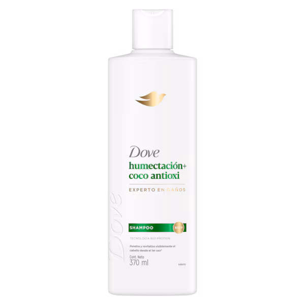 Dove Humectación Coco Antioxi 370 ml - Acondicionador y Shampoo