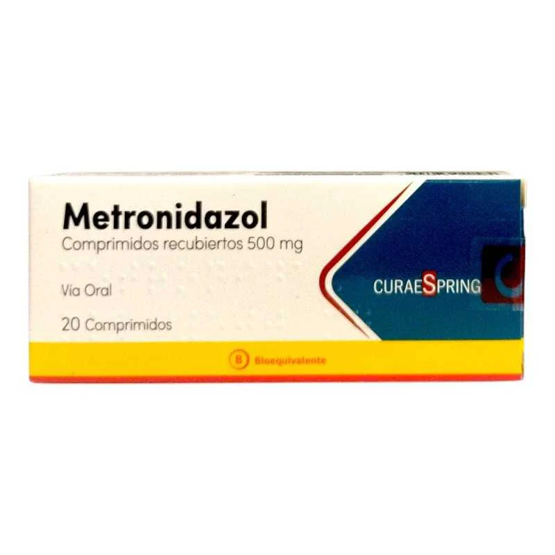 Metronidazol 500 mg x 20 Comprimidos - CuraeSpring