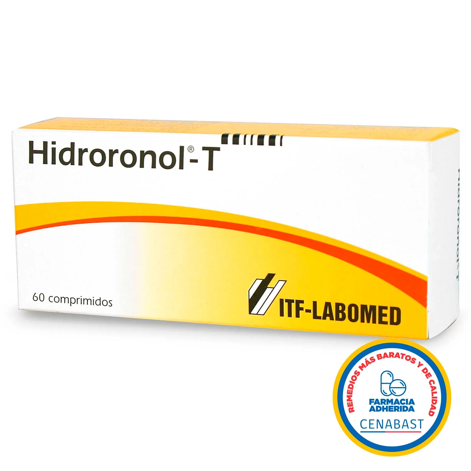 Hidro-Ronol-T 25/50 mg 60 Comprimidos - Hidroclorotiazida y Triamtereno
