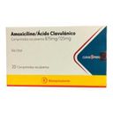 Amoxicilina/Acido Clavulanico 875mg/125mg - 20 Comprimidos Recubiertos
