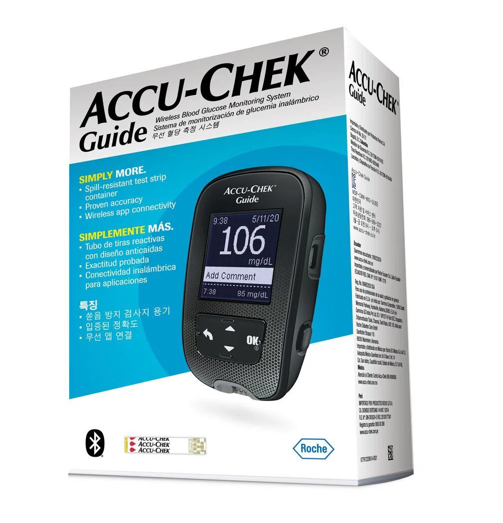 Accu-Chek Guide Medidor de Glucosa Inalámbrico Kit
