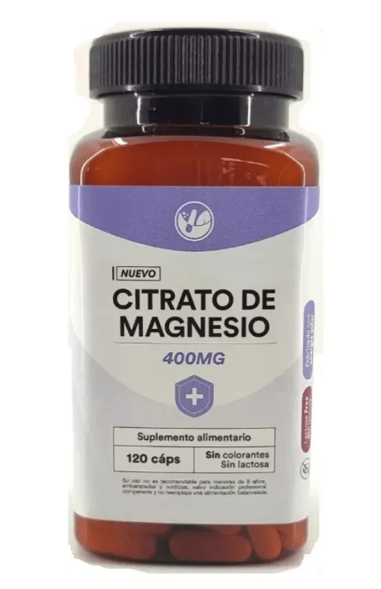 MBH Citrato de Magnesio 400 mg x 120 Cápsulas