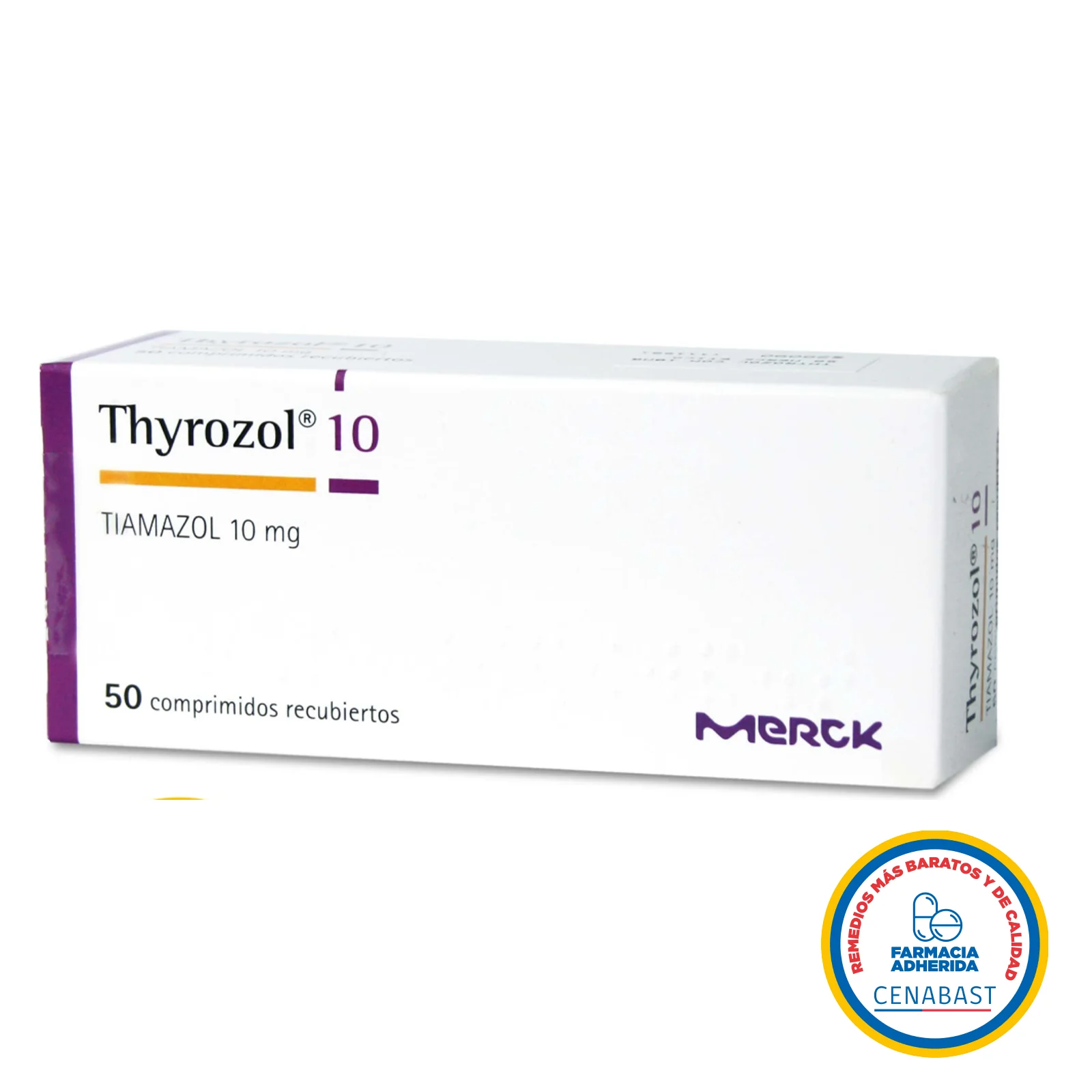Thyrozol 10 mg x 50 Comprimidos - Tiamazol