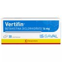 Vertifin Betahistina Diclorhidrato 16 mg 30 Comprimidos - Betahistina