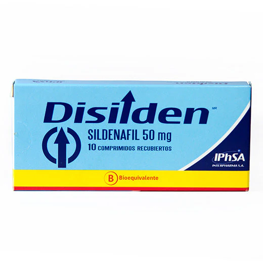Disilden 50 mg x 10 Comprimidos - Sildenafil