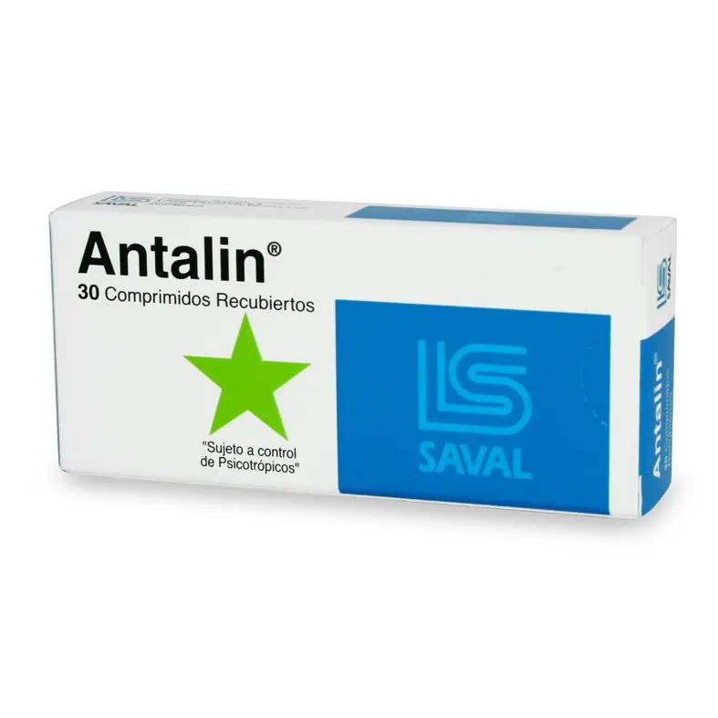 Antalin 12,5/5 mg x 30 Comprimidos - Amitriptilina + Clordiazepóxido