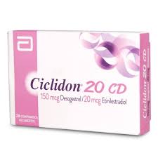 Ciclidon 20 CD 150/20 mcg x 28 Comp - Desogestrel + Etinilestradiol