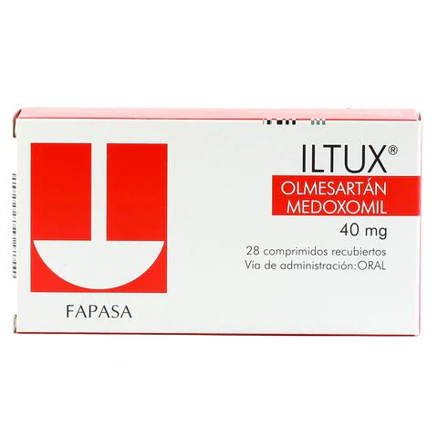 Iltux 40 mg x 28 Comprimidos Recubiertos - Olmesartán Medoxomilo