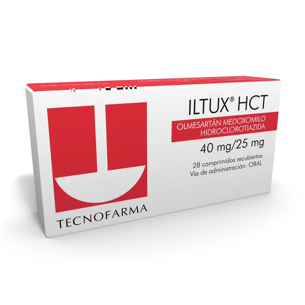 Iltux HCT 40 mg/25 mg x 28 Comprimidos - Olmesartán + HCTZ
