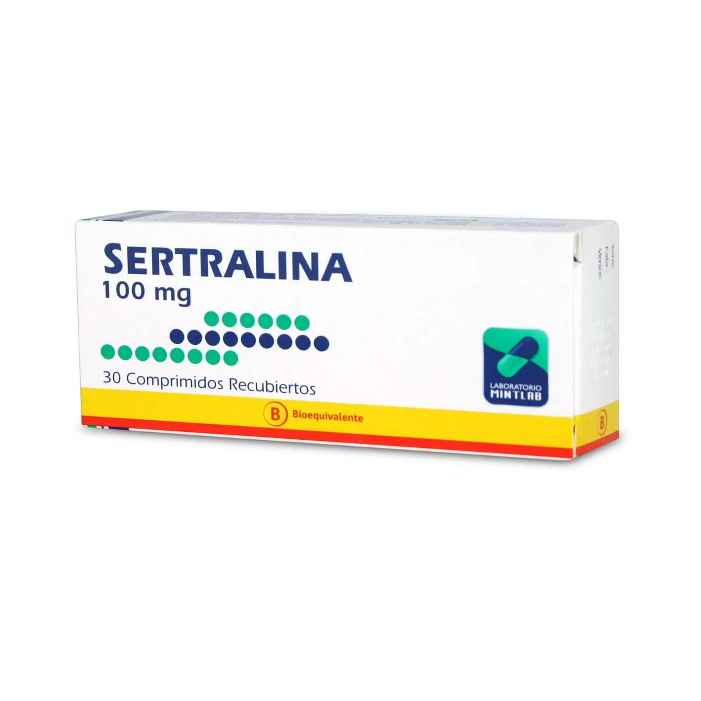 Sertralina 100 mg x 30 Comprimidos - Mintlab