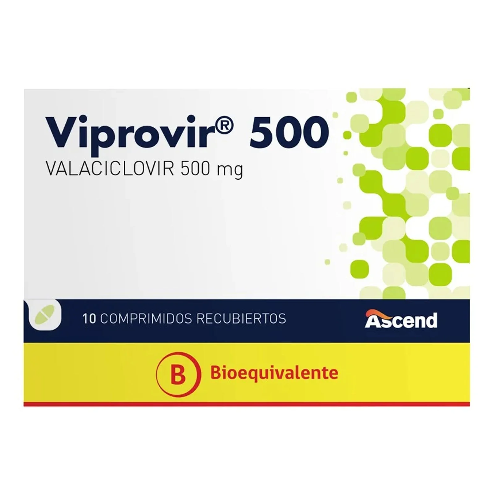 Viprovir 500 mg x 10 Comprimidos - Valaciclovir