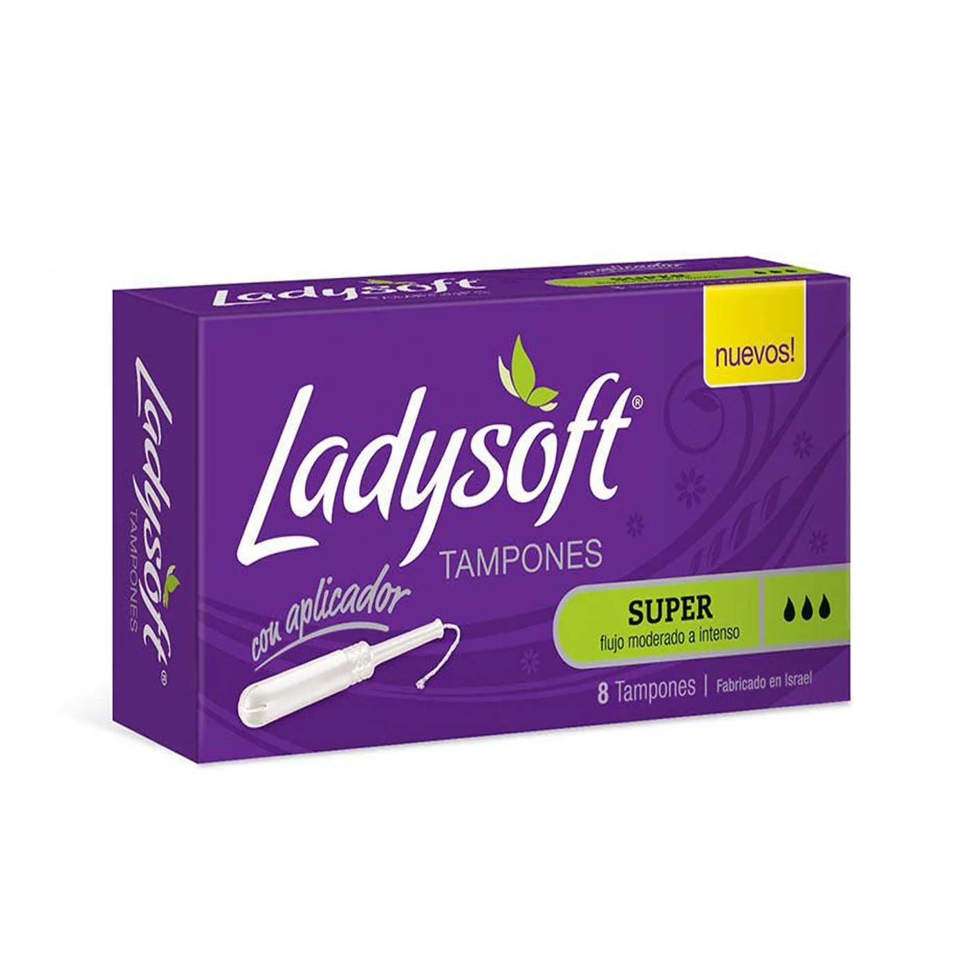 LadySoft Tampones Super con Aplicador 8 Unidades