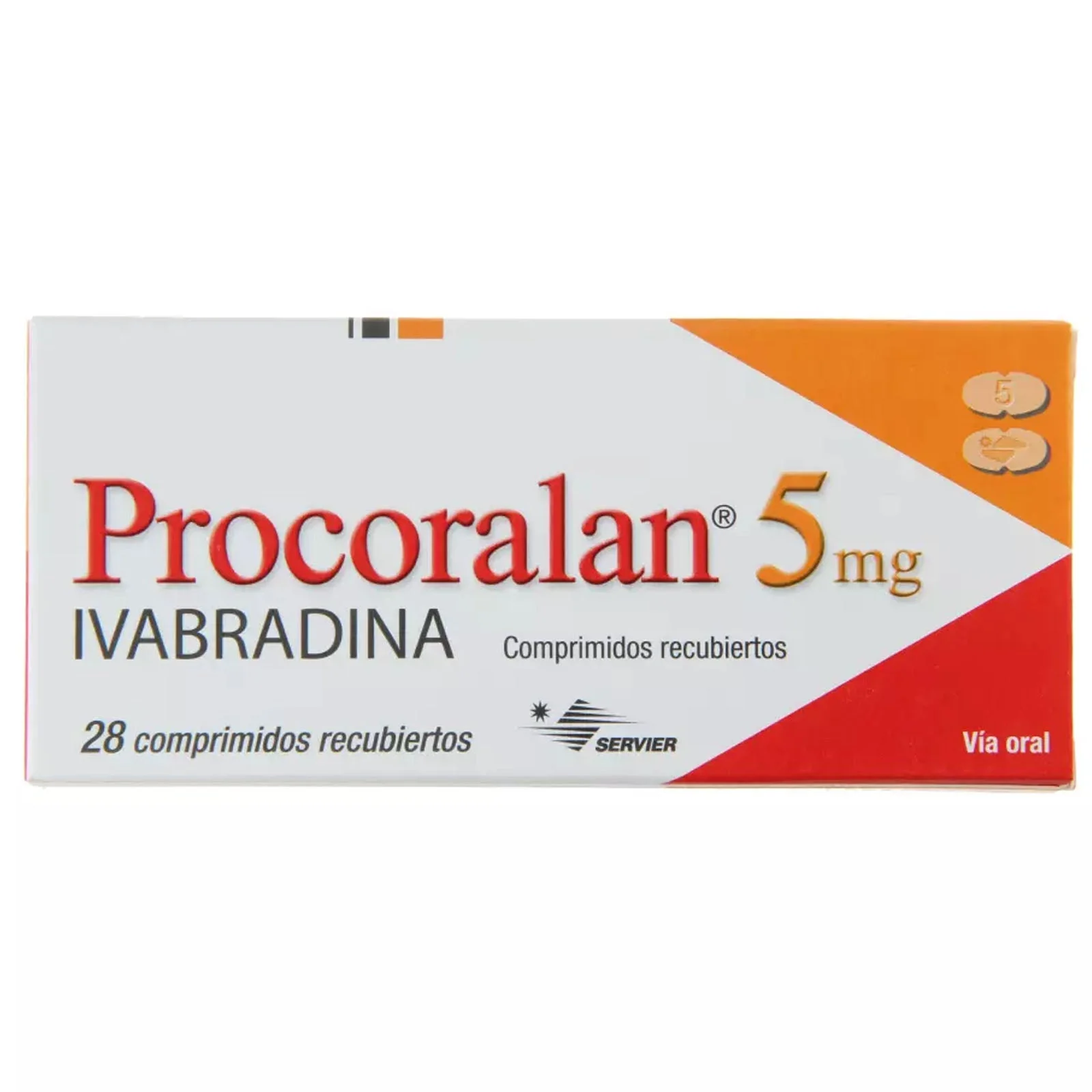 Procoralan 5 mg x 28 Comprimidos - Ivabradina