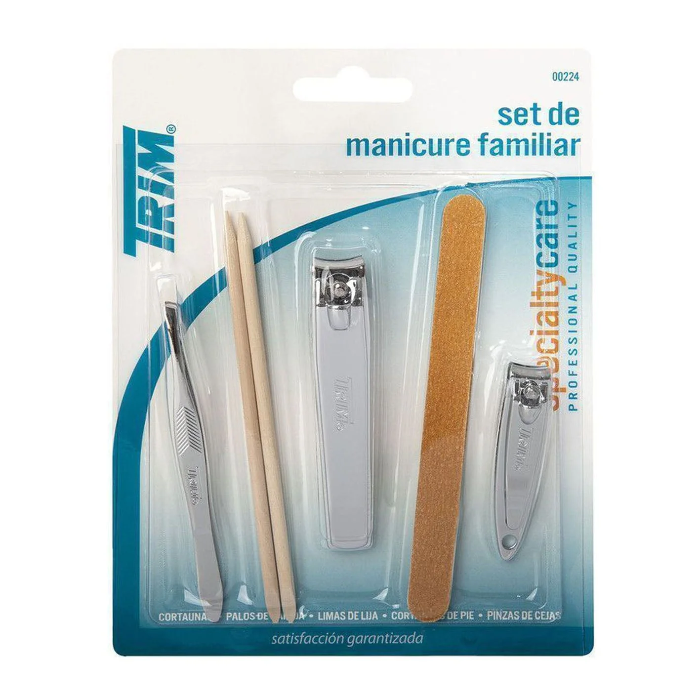 Trim Hand & Foot Set Manicure Familiar 5 Piezas