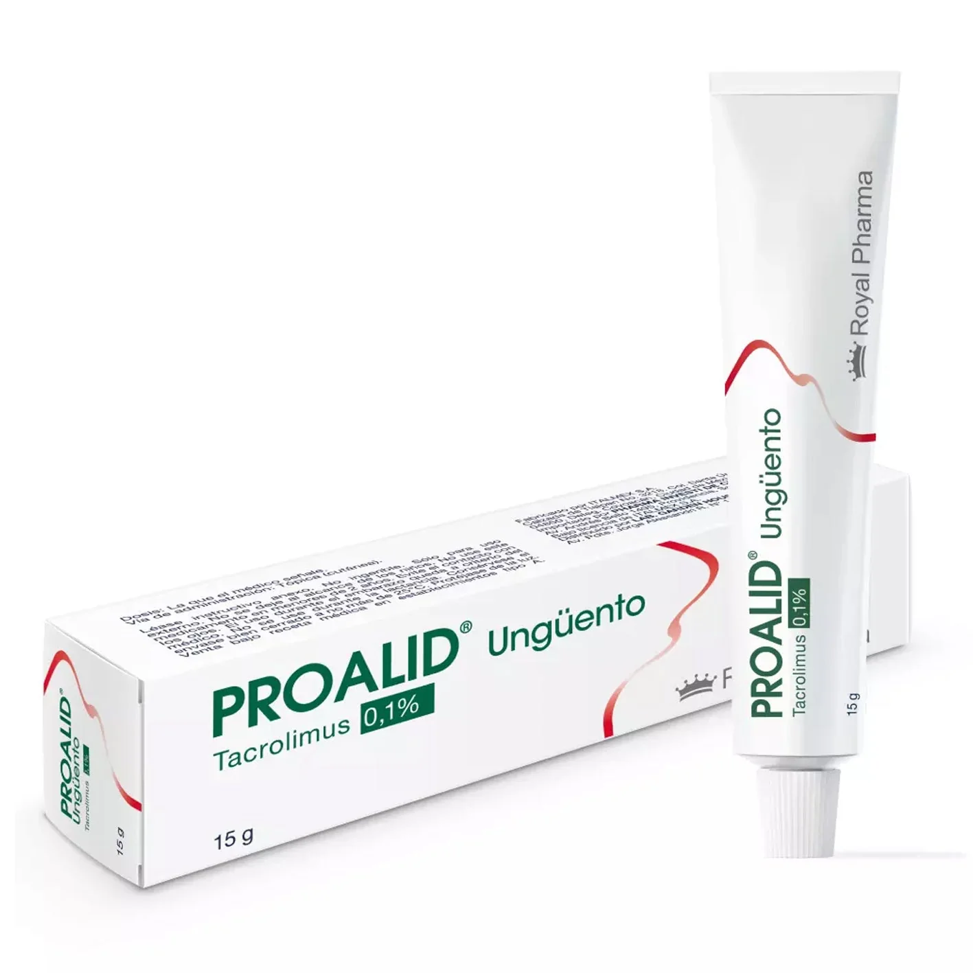 Proalid 0,1% x 15 g Ungüento - Tacrolimus
