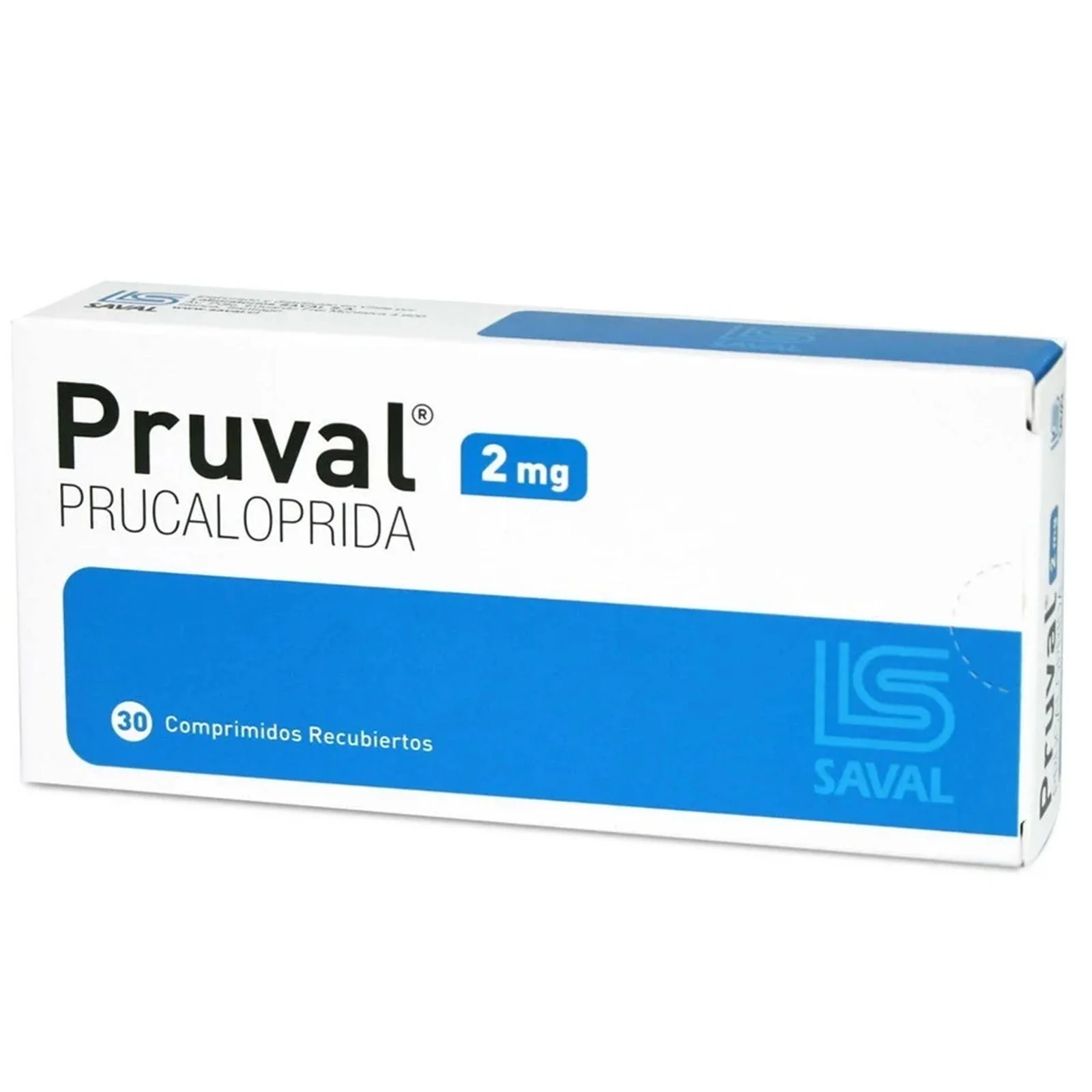 Pruval 2 mg x 30 Comprimidos Recubiertos - Prucaloprida